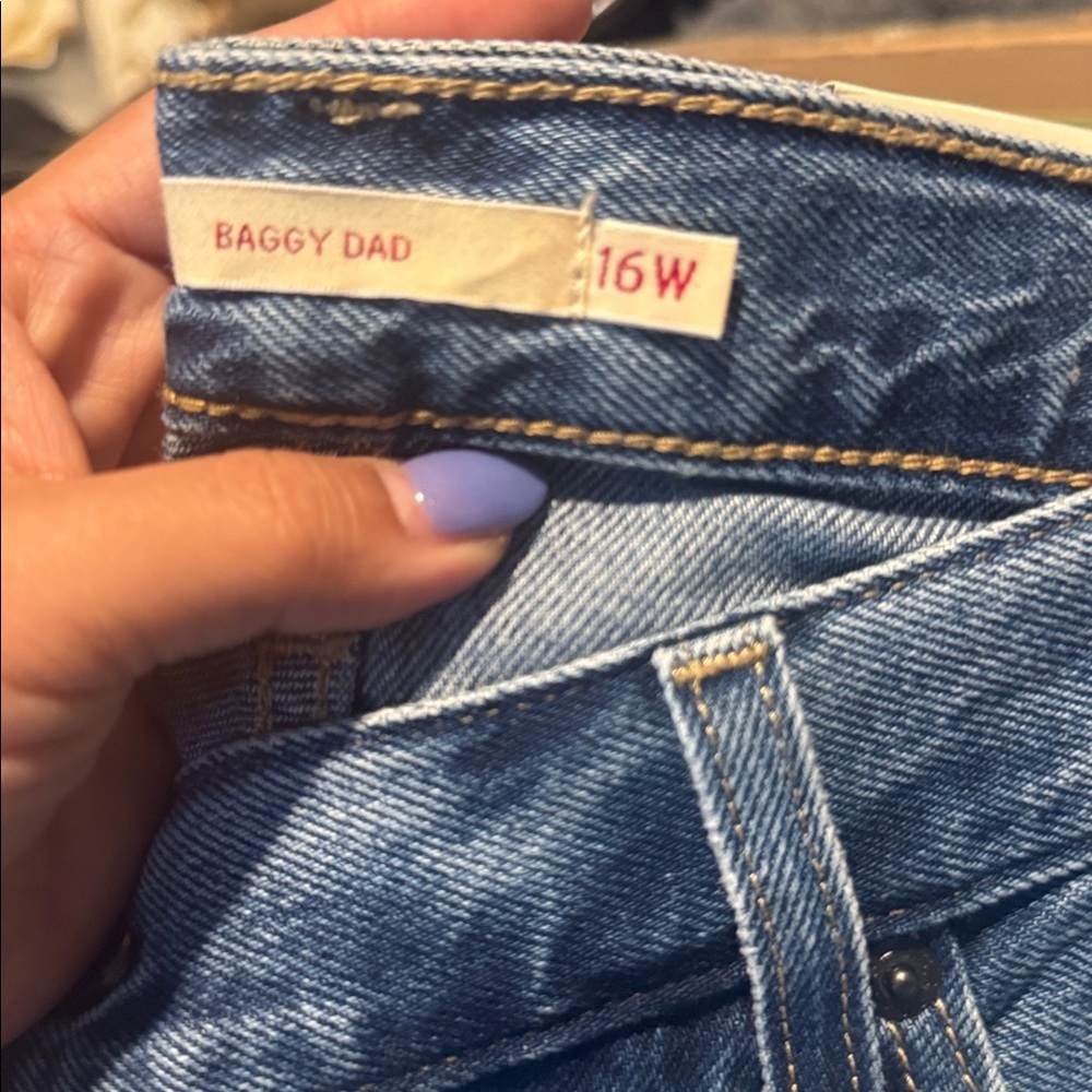 Levi’s Baggy Dad Jeans 14W - Picture 3 of 6